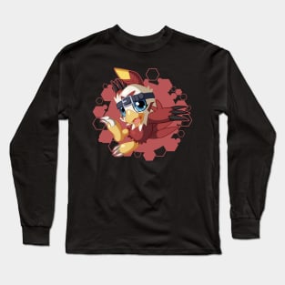 Hawkmon Chibi Long Sleeve T-Shirt